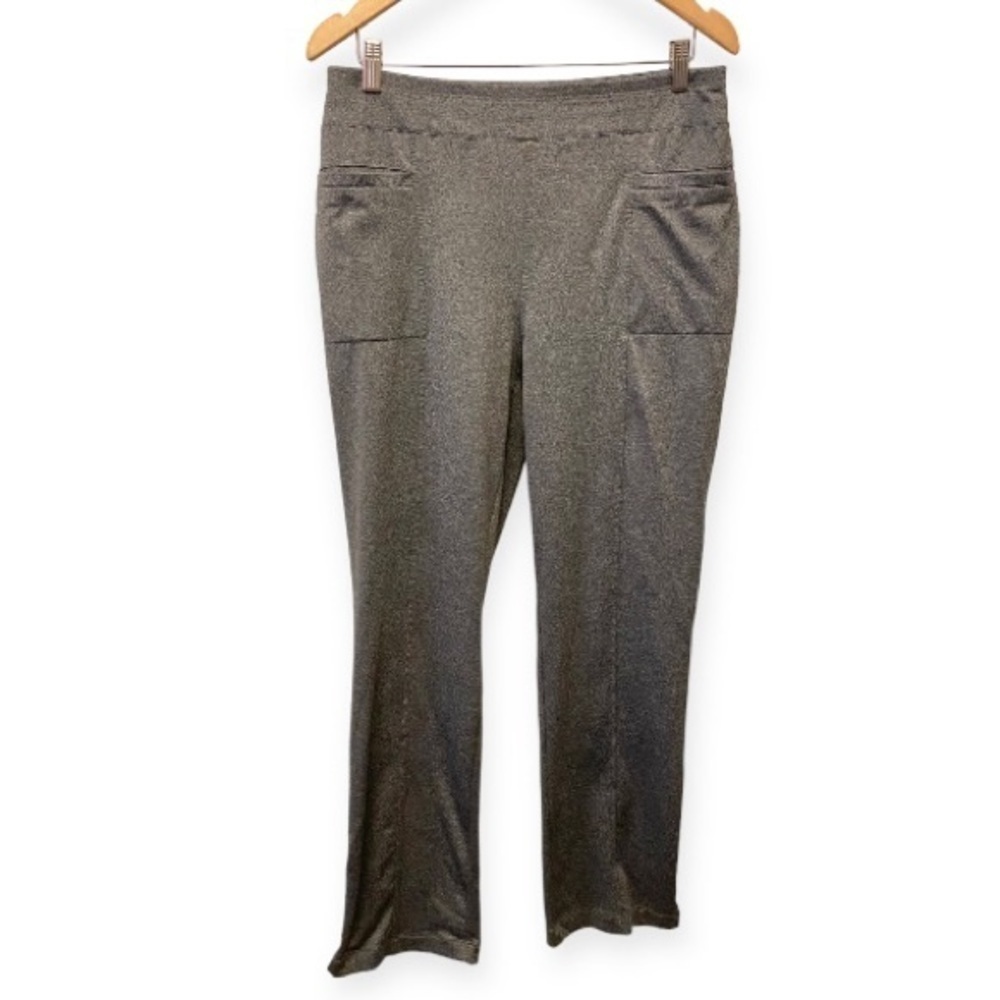 Chico’s 1 (US 8 M) Weekends Stretch Pants Leggings High Rise Heathered Gray